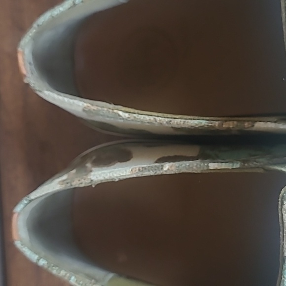 Tory Burch Sneakers Women's sz 6 Green/Cream Floral Slip On Canvas Sneaker - Picture 10 of 12